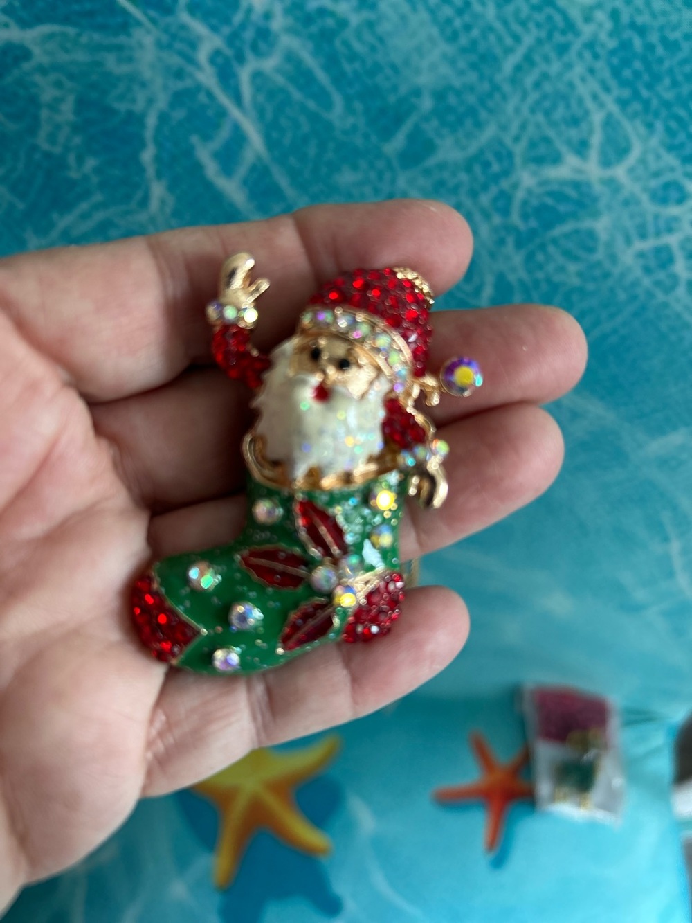 Christmas Santa Claus Boot Necklace - New Drawer Chr